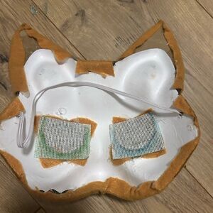 Fully felted and painted mask!